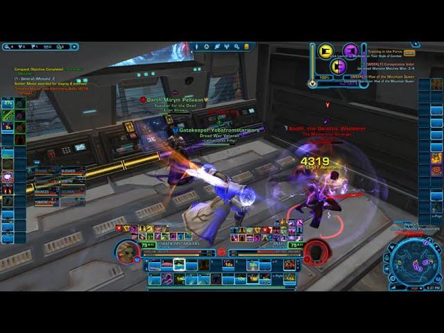 SWTOR 7.0 Infiltration Shadow PvP (Novare Coast): Reaping Strike is Insane