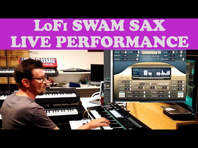 LoFi Sax Live Performance | AGD Andrew G Dugros | SWAM Alto Saxophone