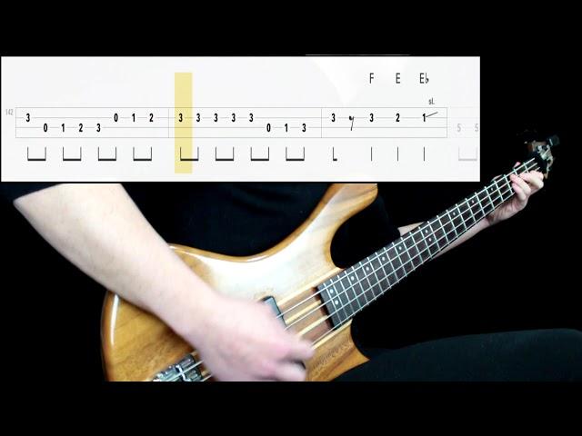 Deep Purple - Highway Star (Bass Cover) (Play Along Tabs In Video)