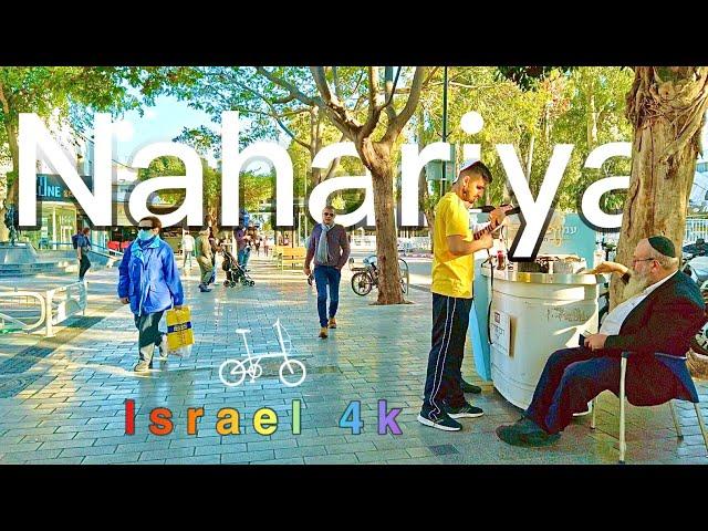 Cycling Nahariya, Virtual Tour | Israel 4k