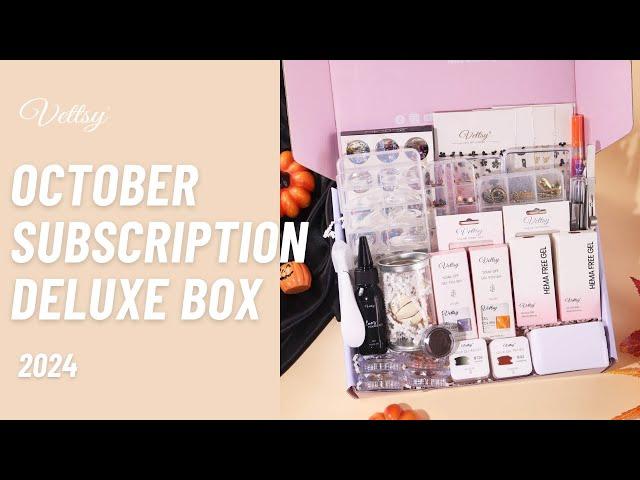 Vettsy Monthly Subscription Deluxe Box-October 2024 Unboxing & Tutorial