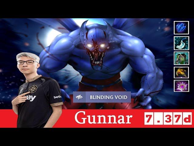 [DOTA 2] Gunnar the NIGHT STALKER [OFFLANE] [7.37d]