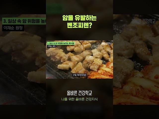 암을 유발하는 발암물질 벤조피렌?