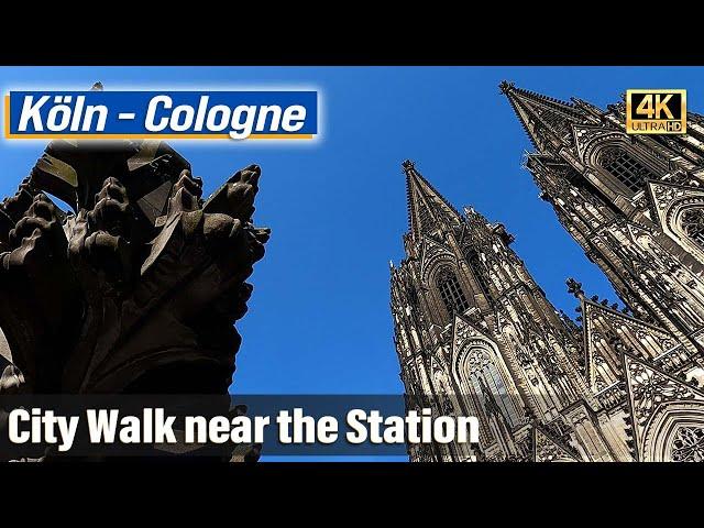 Köln (Cologne) - City Walk near Train Station || Vorgewandert - Quick Virtual Travel