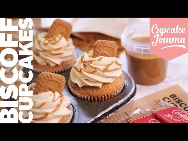 Biscoff Cupcake Recipe & Tutorial | Cupcake Jemma