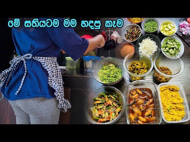 මාත් Meal Prep කරන්න පටන් ගත්තා  සතියටම කෑම හදලත් ඉවරයි  Meal Preparation for week  BandiFull