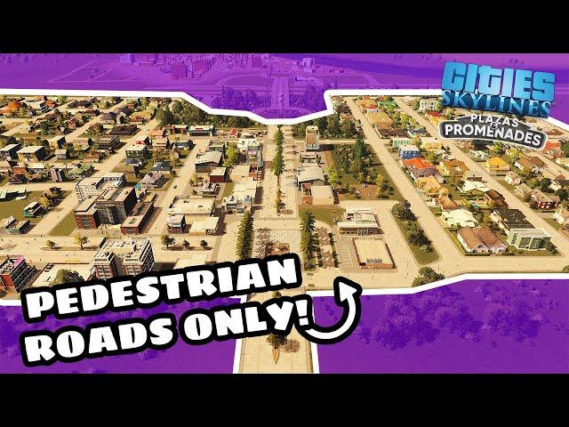 Is It Possible To Make A City Out Of Only Pedestrian Roads?