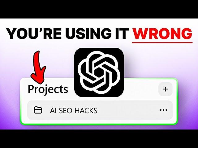 NEW ChatGPT Projects Tutorial! (INSANE Results)
