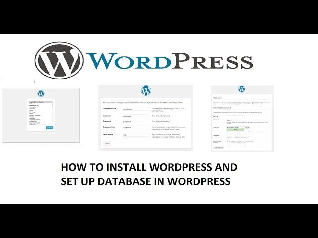 How to Install WordPress and Setup Database