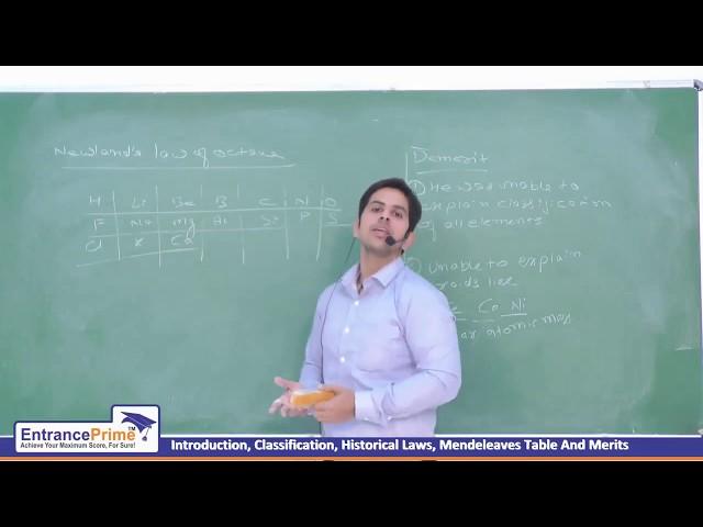 History of Periodic Table | JEE Chemistry Lectures | By Abhimanyu Gautam Sir : EntrancePrime