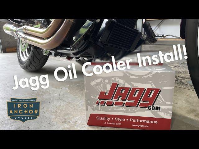 Harley Running Hot? Here's our fix! Jagg Oil Cooler Install.