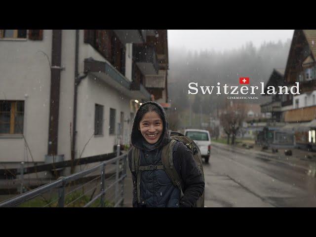 Pertama Kali Ngerasain Hujan Salju [ENG SUB] | Switzerland - Brig & Kandersteg (Part 4)