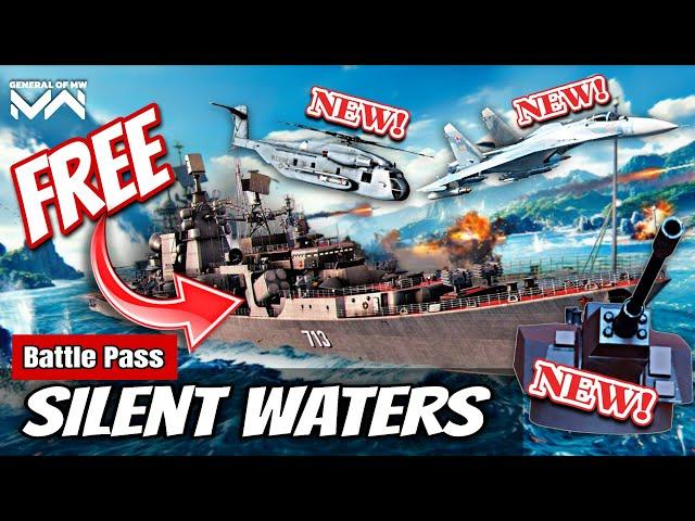 Modern Warships: SILENT WATERS Battle Pass March 2025