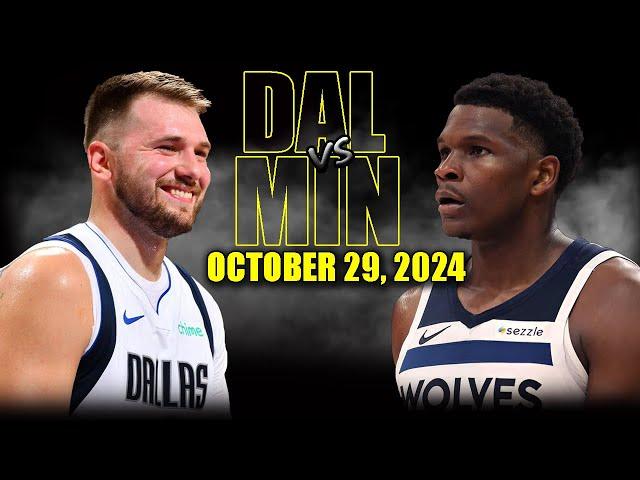 Dallas Mavericks vs Minnesota Timberwolves Full Game Highlights - October 29  | 2024-25 NBA Season