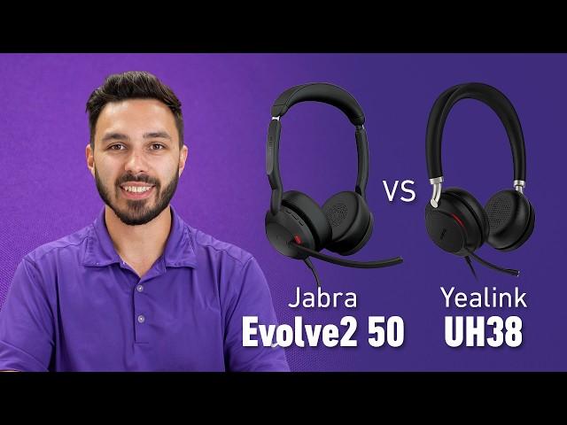 Jabra Evolve2 50 Vs Yealink UH38: 2 Wired Headsets With Bluetooth