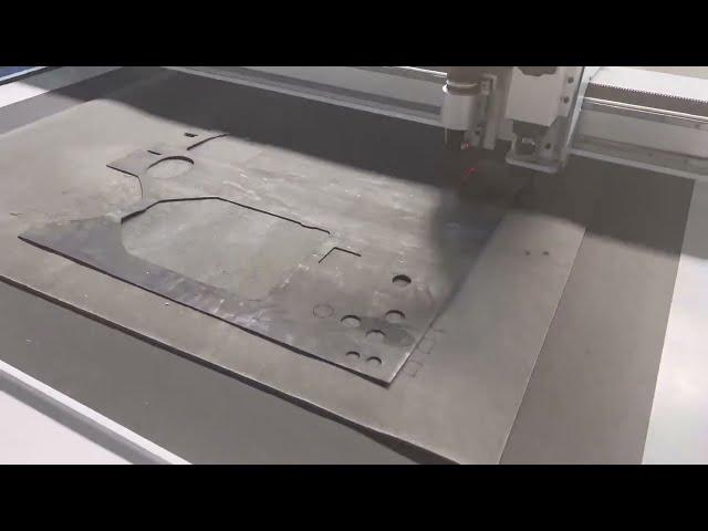 Finest hard rubber cutting solution, pneumatic CNC knife cutter from STYLECNC