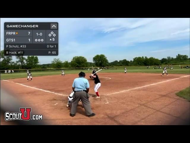 Piper Schulz softball game highlights -- ScoutU