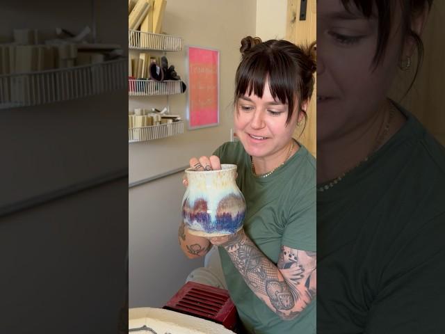 Trying out some new glazes #pottery #ceramics #clay #madeinaskutt #mugs #planters #handmadepottery
