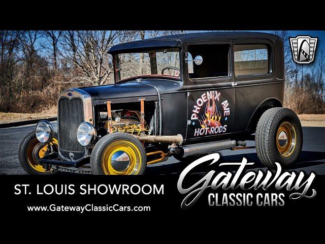 1930 Ford Model A Tudor Sedan Hot Rod Gateway Classic Cars St. Louis  #8684