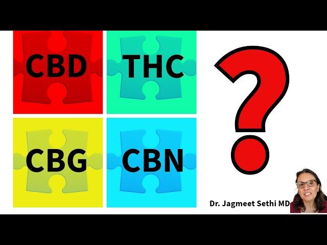 Compare Cannabinoids in Cannabis: CBD vs THC vs CBN vs CBG. Doctor Explains About Medical Cannabis