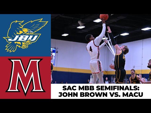 SAC MBB Semifinals Highlights: JBU vs. MACU