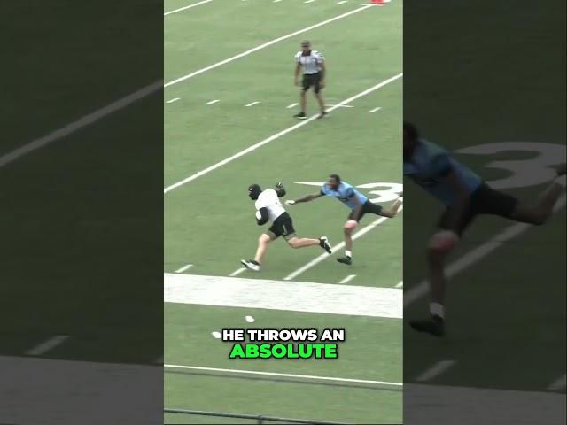 Precision Passing!  Animals' David Tender Delivers an Absolute Dart for 35 yards against BIC!