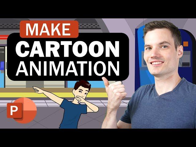 How to Make Animated Cartoon of Yourself in PowerPoint