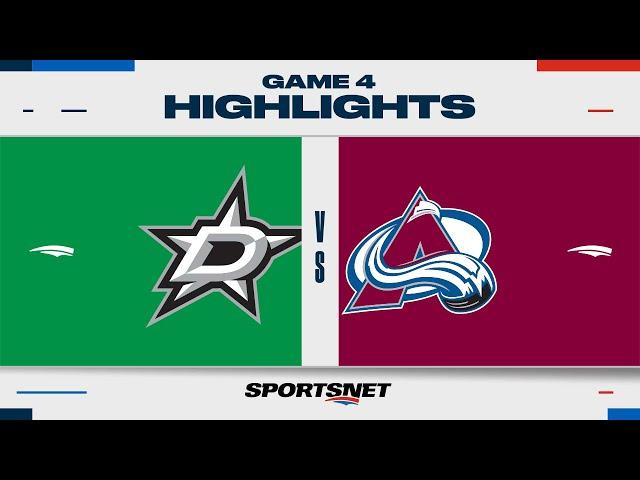 NHL Game 4 Highlights | Stars vs. Avalanche - May 13, 2024