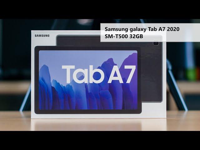 Samsung Tab A7 2020 unboxing, setup, benchmarks.
