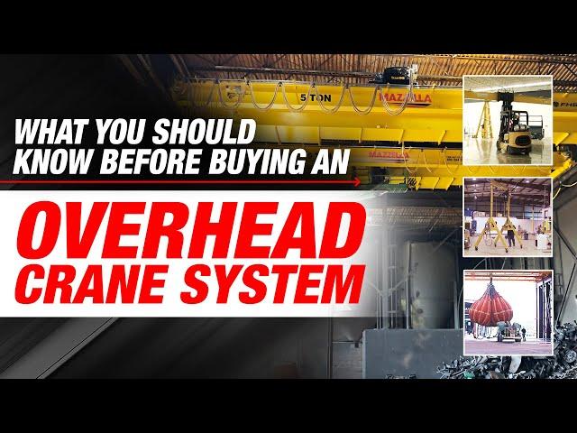 What You Should Know Before Buying an Overhead Crane System