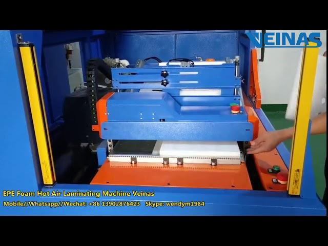 EPE/XPE Foam Hot-Air  Laminating Machine Veinas