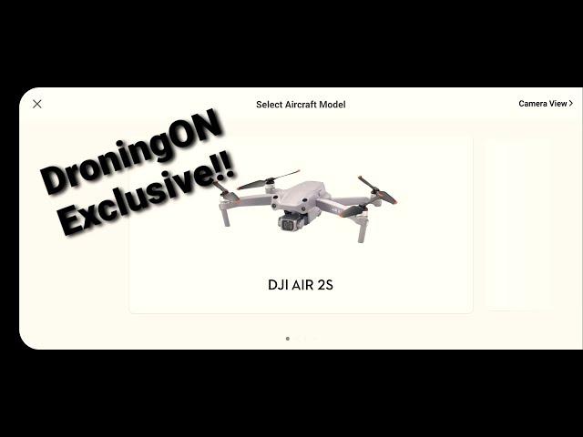 DJI Fly v1.4.0 (unreleased) with DJI AIR 2S Support!! #shorts