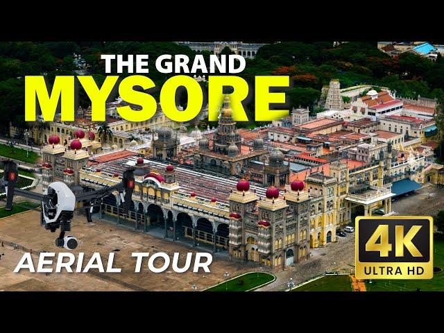 Mysore City in 2024 - 4K Cinematic Drone Tour