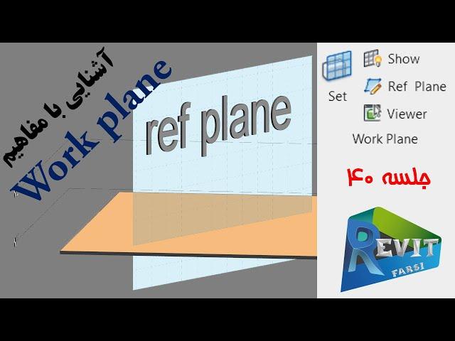 آموزش رویت: آشنایی با مفاهیم refrence plane & work plane #40