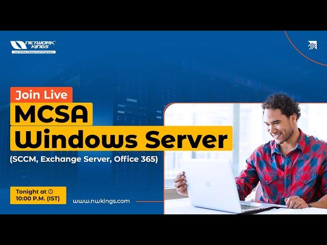 Live Windows Server , MCSA || Network Kings