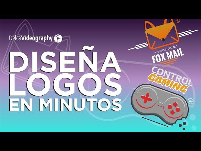 Cómo CREAR LOGOS en MINUTOS / Create Logos in minutes | DelcaVideography