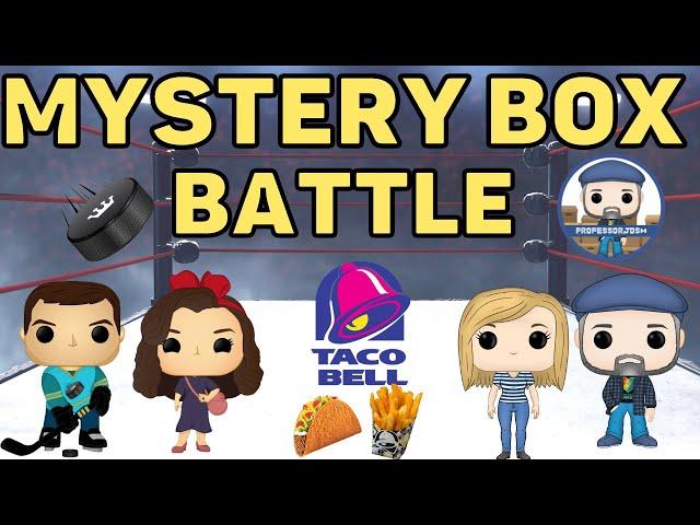 Funko Pop Mystery Box Battle Vs. Professor Josh! Plus Taco Bell!