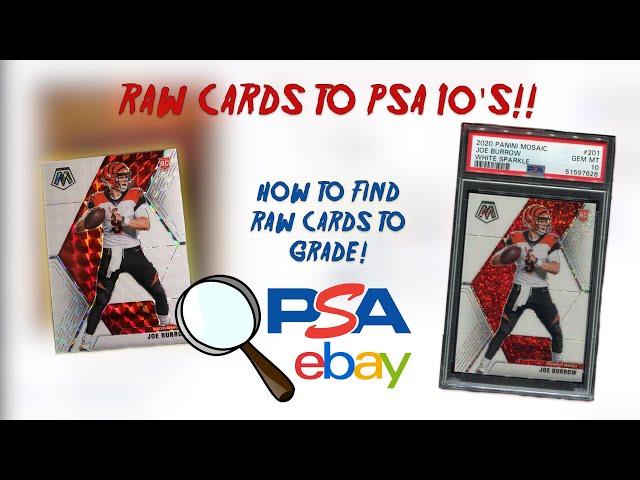 5 TIPS FOR BUYING RAW CARDS ON EBAY TO GRADE INTO POTENTIAL PSA 10'S | PRIZM | OPTIC | SPORTS CARDS