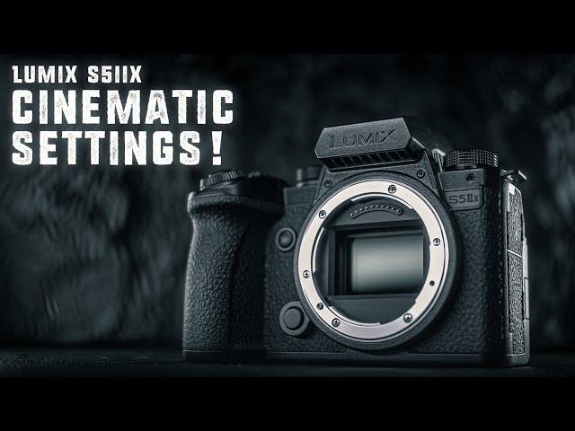 MY LUMIX S5iiX CINEMATIC Settings! Getting THE MOST Out of the LUMIX S5iiX