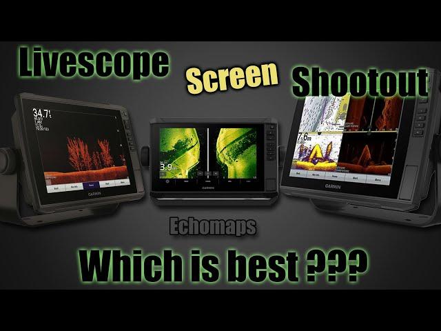 Best livescope screen???  Echomap screen shootout!