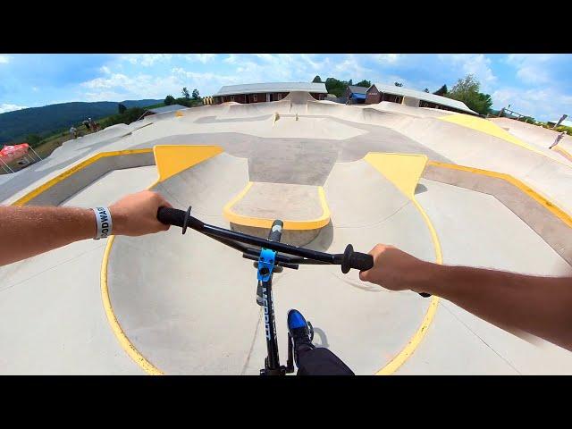 POV BMX Bike Riding Woodward