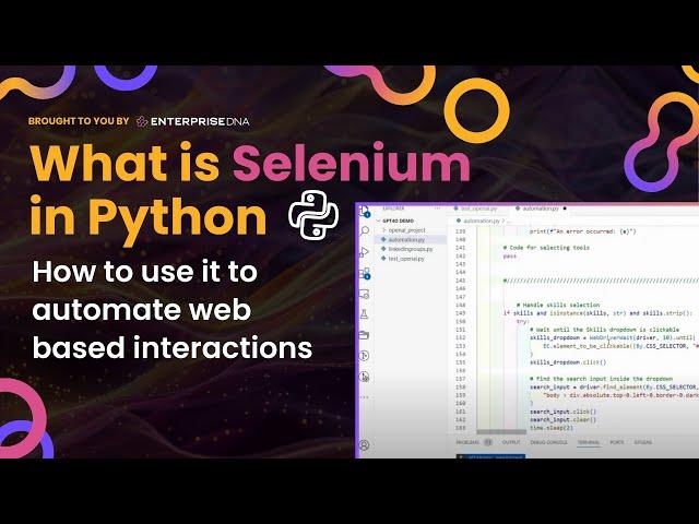 Selenium in Python - What's possible?