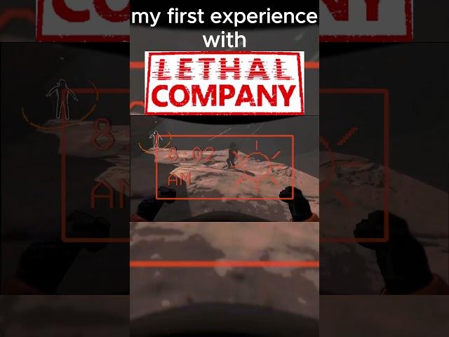 my first time was... interesting #shorts #lethalcompany