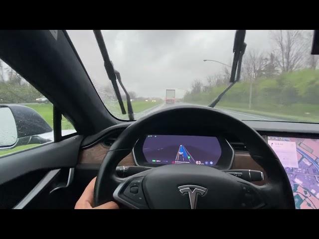 FSD v12 in 2020 Tesla Model S Long Range Plus — First Drive