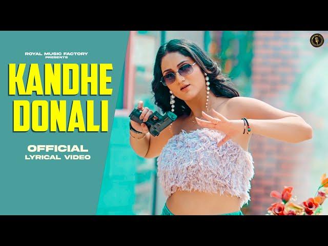 Kandhe Donali (Lyrical Video) | Ashu Twinkle,Jatin Tyagi,Miss Ada | New Haryanvi Songs Haryanvi