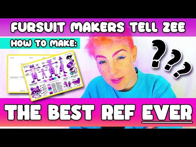 make the BEST fursona ref sheet! fursuit makers BEG YOU: don't make these mistakes! #furry #fursuit