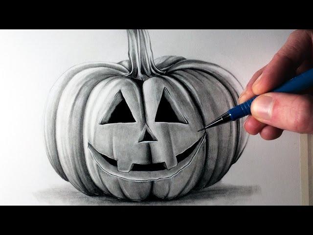 How to Draw a Pumpkin