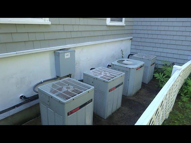 4 OLD TRANE AC UNITS LOW ON R22 REFRIGERANT