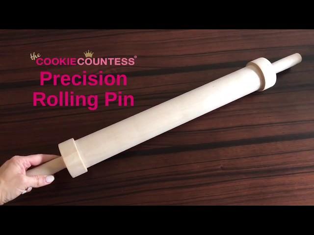 The new Cookie Countess Precision Rolling Pin!