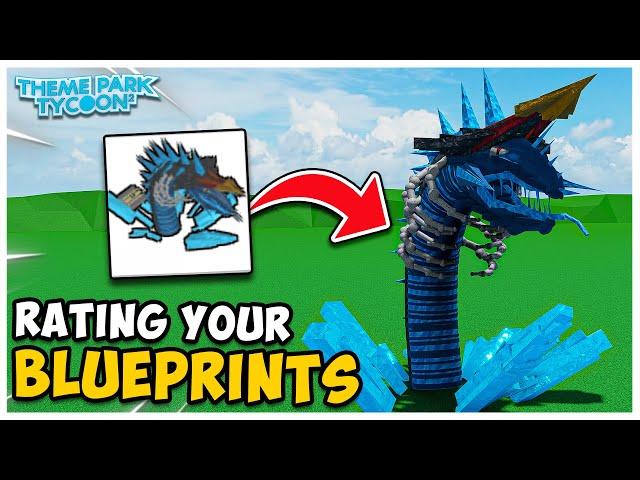 Rating YOUR BLUEPRINTS in Theme Park Tycoon 2!